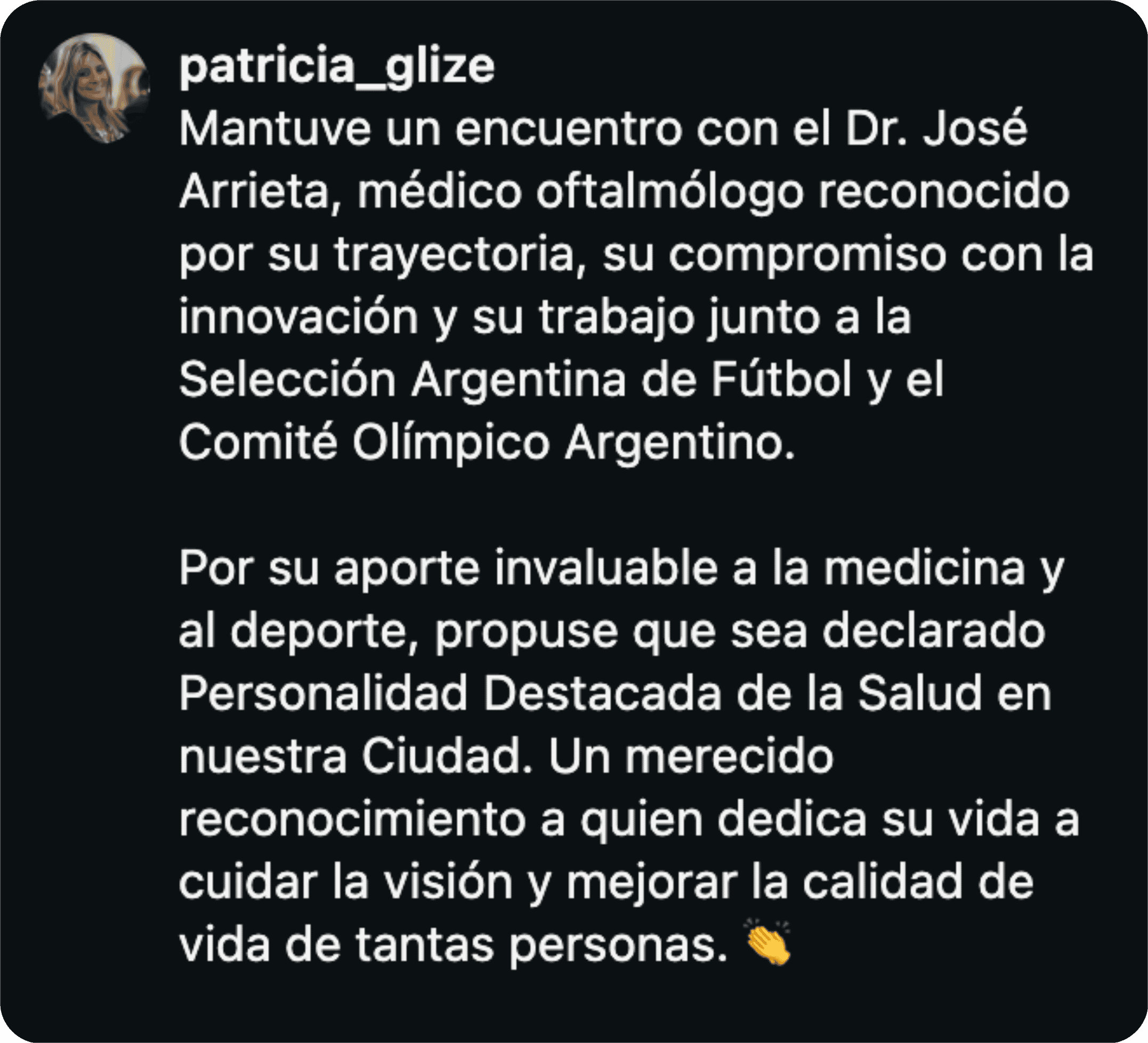 Distinción por Diputada